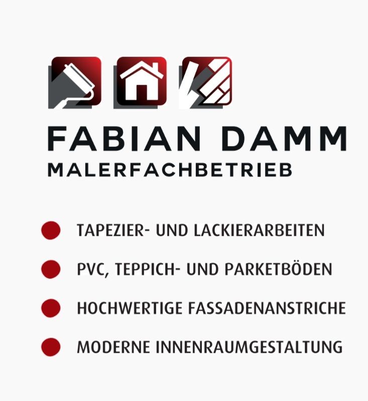Logo Fabian Damm Malerfachbetrieb